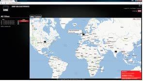 General map showing the locations of connected generators