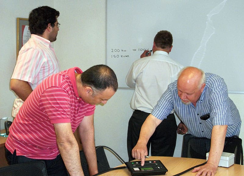 Interview with Mark Graham 2 Our team of engineers at the working session with Mark Graham.