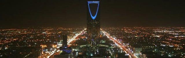 Inmesol Technology in Saudi Arabia 1 Image: Night view of Riyadh, by Ammar Shaker via Wikimedia Commons.
