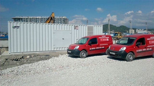 The Olympic Games in Sochi Trusted in Our Generator Sets 2 1400 kVA generator sets during the construction phase.