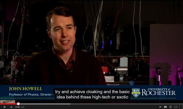 John Howell, Professor of Physics at the University of Rochester