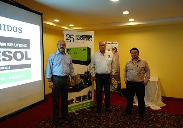 Presentación en GUATEMALA 1 Luis Navarro de INMESOL, Ing. Allan Rasch Topke e Ing. Boris G. de León