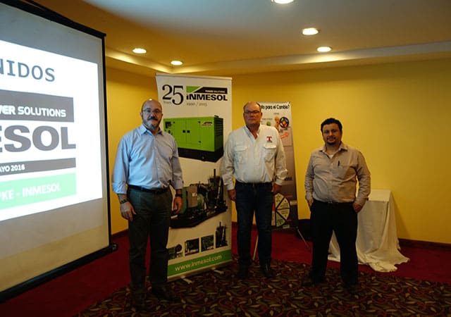INMESOL’s Luis Navarro, Mr. Allan Rasch Topke and Mr. Boris G. de León