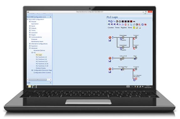 The New DSE 73XX Control Units, Now More Advanced in their MKII Version 2 Example of a logic scheme for the PLC within the Configuration Suite