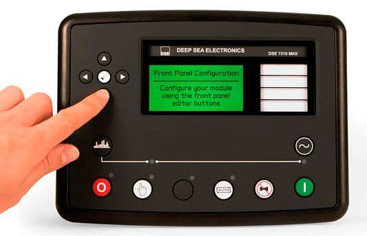 The New DSE 73XX Control Units, Now More Advanced in their MKII Version 3 DSE73XX Electronic central unit equipped with a screen to be customized